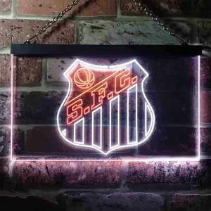 Santos Futebol Clube Logo Neon-Like LED Sign