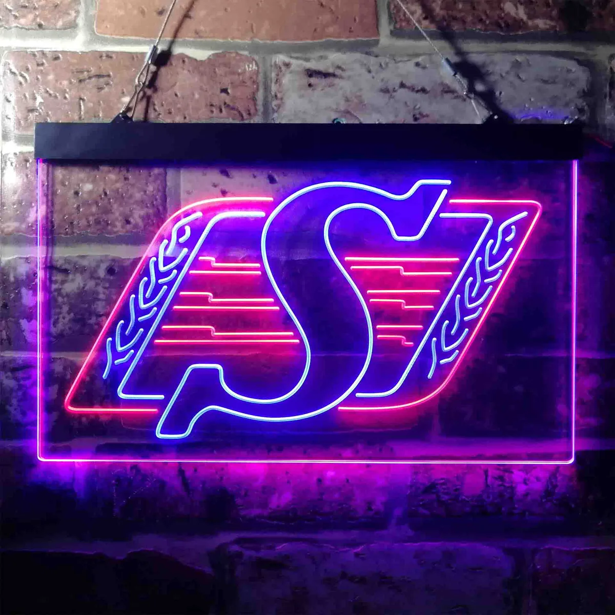 Saskatchewan Roughriders Logo Neon-Like LED Sign