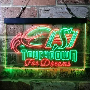 Saskatchewan Roughriders Touchdown for Dreams Neon-Like LED Sign