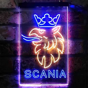 Scania Logo Neon-Like LED Sign