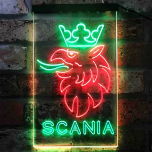Scania Logo Neon-Like LED Sign