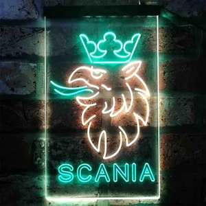 Scania Logo Neon-Like LED Sign