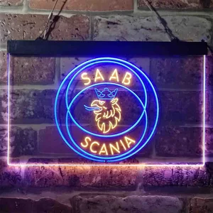 Scania Saab Neon-Like LED Sign