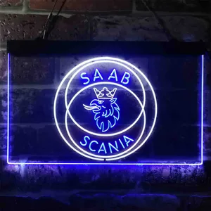 Scania Saab Neon-Like LED Sign