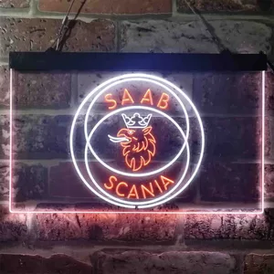 Scania Saab Neon-Like LED Sign