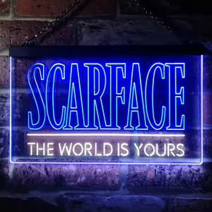 Scarface The World Is Yours Neon-Like LED Sign