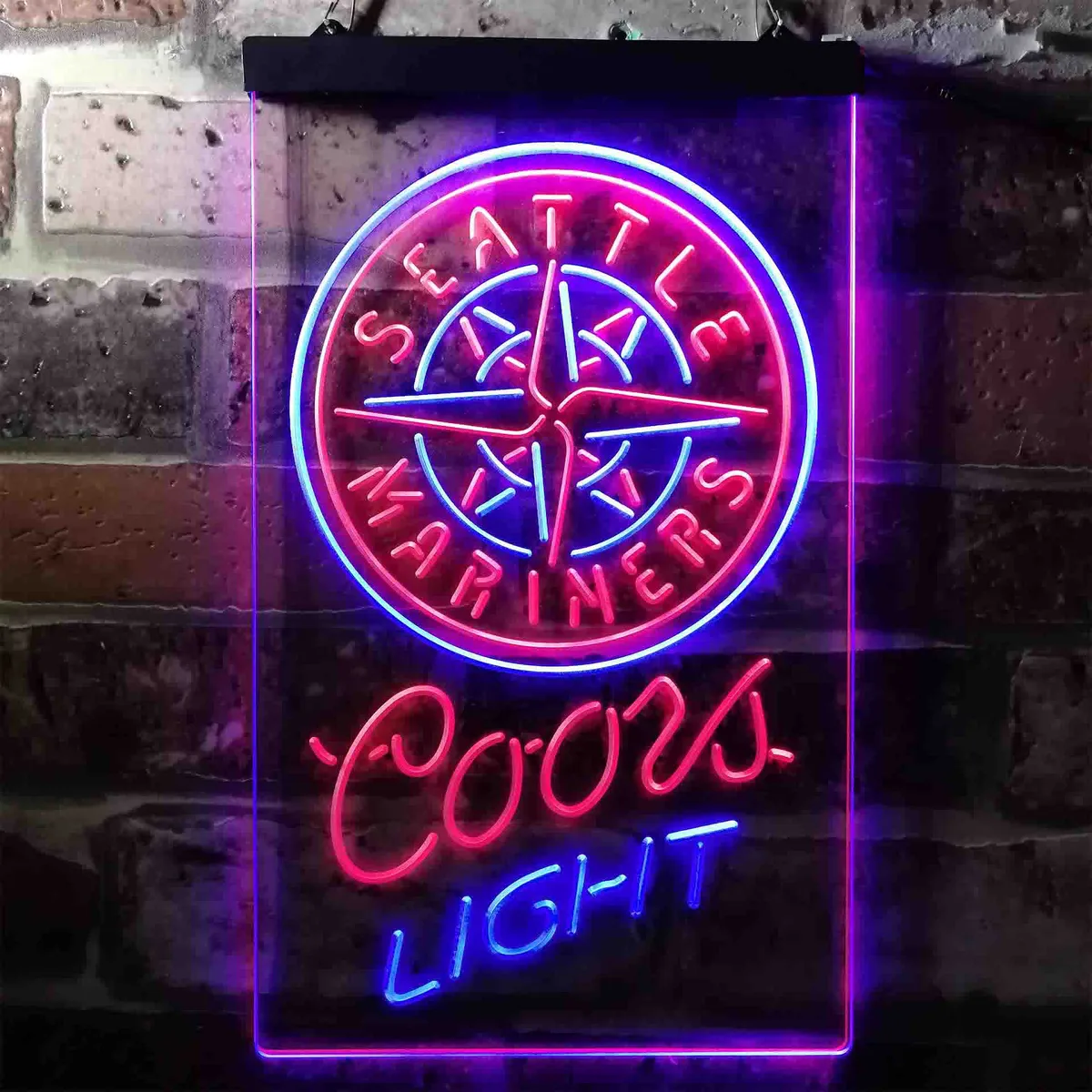 Seattle Mariners Coors Light Neon-Like LED Sign