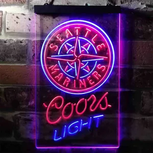 Seattle Mariners Coors Light Neon-Like LED Sign