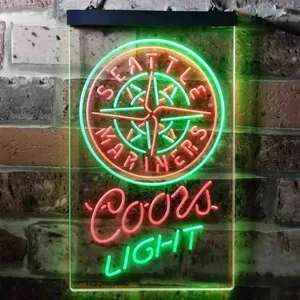 Seattle Mariners Coors Light Neon-Like LED Sign