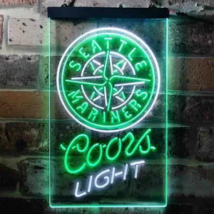 Seattle Mariners Coors Light Neon-Like LED Sign
