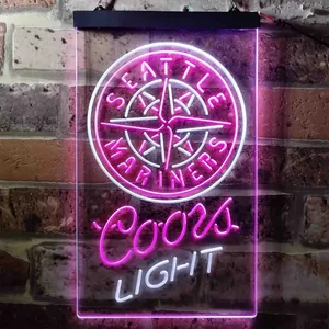 Seattle Mariners Coors Light Neon-Like LED Sign