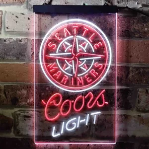 Seattle Mariners Coors Light Neon-Like LED Sign