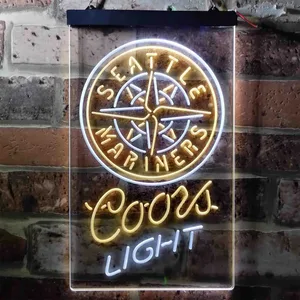 Seattle Mariners Coors Light Neon-Like LED Sign