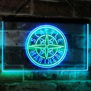 Seattle Mariners Logo 1 Neon-Like LED Sign