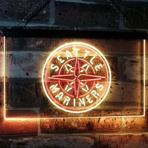 Seattle Mariners Logo 1 Neon-Like LED Sign