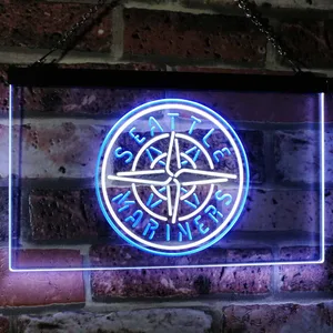 Seattle Mariners Logo 1 Neon-Like LED Sign