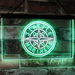 Seattle Mariners Logo 1 Neon-Like LED Sign