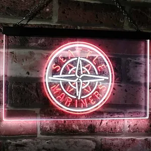 Seattle Mariners Logo 1 Neon-Like LED Sign