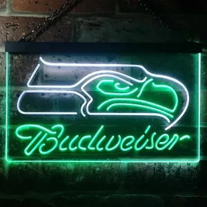 Seattle Seahawks Budweiser Neon-Like LED Sign