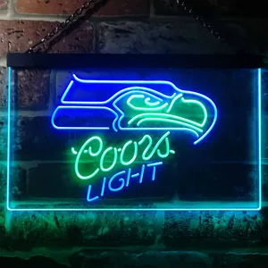 Seattle Seahawks Coors Light Neon-Like LED Sign