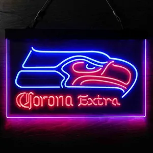 Seattle Seahawks Corona Extra Neon-Like LED Sign
