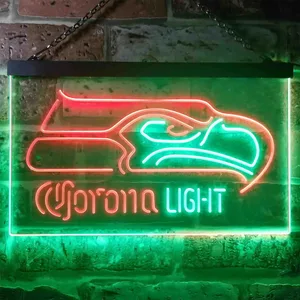 Seattle Seahawks Corona Light Neon-Like LED Sign