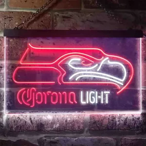 Seattle Seahawks Corona Light Neon-Like LED Sign