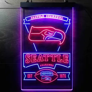 Seattle Seahawks EST 1976 Neon-Like LED Sign