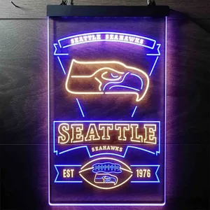 Seattle Seahawks EST 1976 Neon-Like LED Sign
