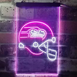 Seattle Seahawks Helmet Neon-Like LED Sign
