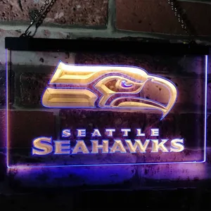 Seattle Seahawks Logo 1 Neon-Like LED Sign