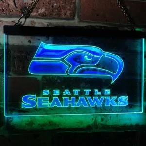 Seattle Seahawks Logo 1 Neon-Like LED Sign
