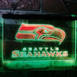 Seattle Seahawks Logo 1 Neon-Like LED Sign