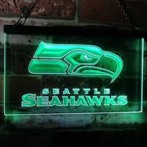 Seattle Seahawks Logo 1 Neon-Like LED Sign
