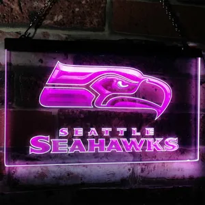 Seattle Seahawks Logo 1 Neon-Like LED Sign