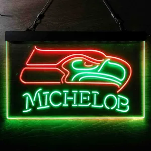 Seattle Seahawks Michelob Neon-Like LED Sign