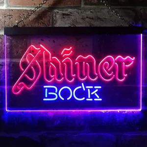 Shiner Bock Banner 1 Neon-Like LED Sign