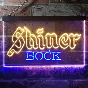 Shiner Bock Banner 1 Neon-Like LED Sign