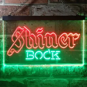 Shiner Bock Banner 1 Neon-Like LED Sign