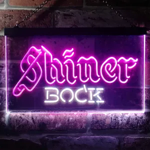 Shiner Bock Banner 1 Neon-Like LED Sign