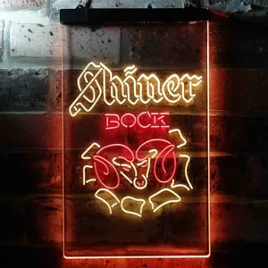 Shiner Bock Ram Neon-Like LED Sign