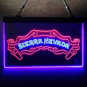 Sierra Nevada Plain Banner Neon-Like LED Sign