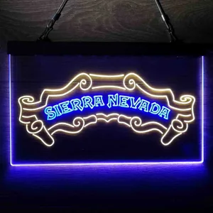 Sierra Nevada Plain Banner Neon-Like LED Sign