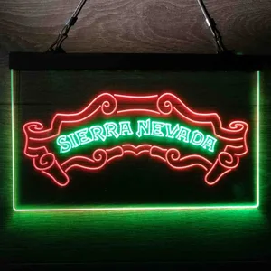 Sierra Nevada Plain Banner Neon-Like LED Sign