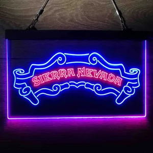 Sierra Nevada Plain Banner Neon-Like LED Sign