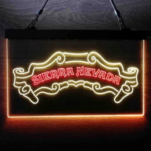 Sierra Nevada Plain Banner Neon-Like LED Sign
