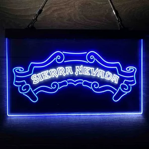 Sierra Nevada Plain Banner Neon-Like LED Sign