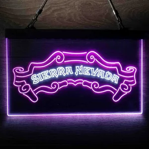 Sierra Nevada Plain Banner Neon-Like LED Sign