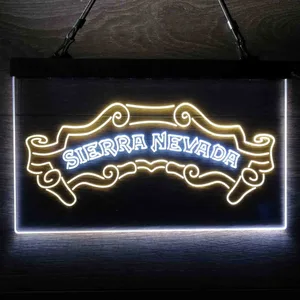 Sierra Nevada Plain Banner Neon-Like LED Sign