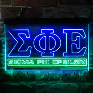 Sigma Phi Epsilon Symbol Neon-Like LED Sign